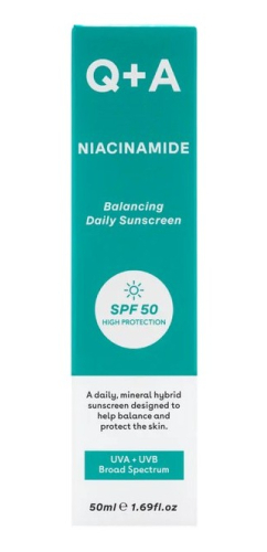 50 ml Q+A Niacinamide Balancing Daily Sunscreen SPF 50