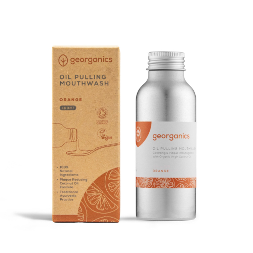 100 ml Georganics Oilpulling Mouthwash Orange