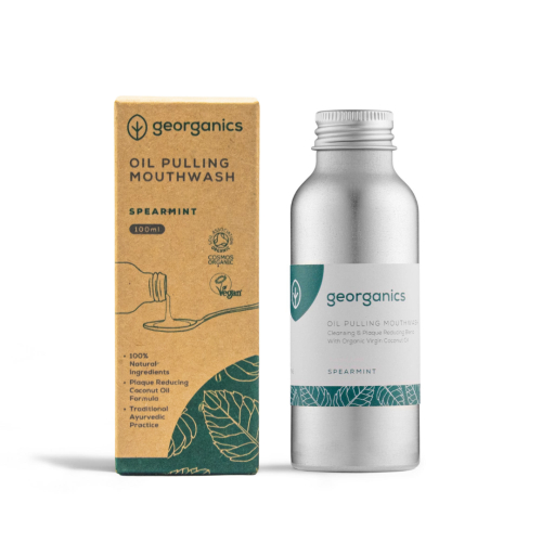 100 ml Georganics Oilpulling Mouthwash Spearmint