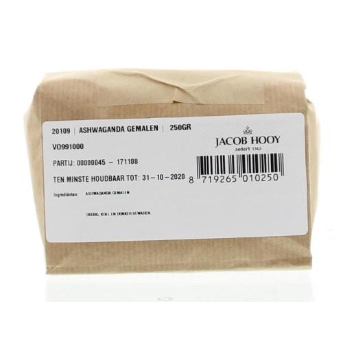250 gram Jacob Hooy Ashwaganda Gemalen