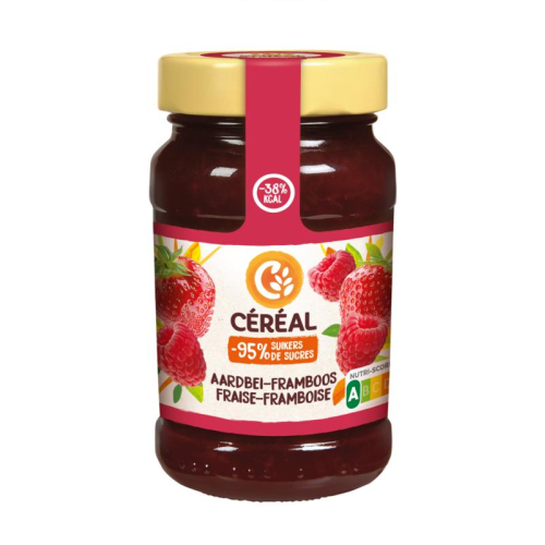 270 gram Cereal Jam Aardbei en Framboos