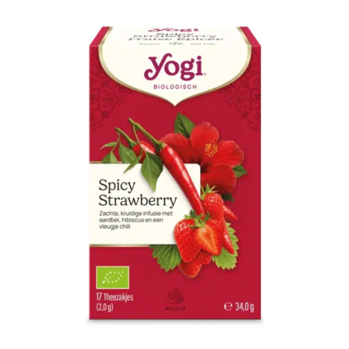 17 zakjes Yogi Tea Spicy Strawberry