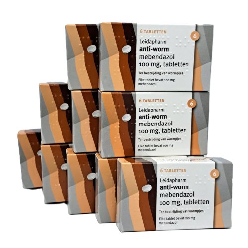60 tabletten Leidapharm Anti-Worm Mebendazol 100 mg