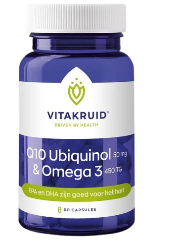 60 capsules Vitakruid Q10 Ubiquinol 50 mg & Omega-3 450 TG