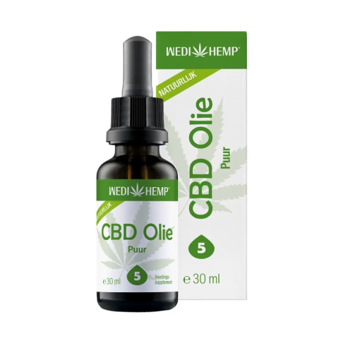 30 ml Wedihemp CBD Olie Puur 5% Natuurlijk