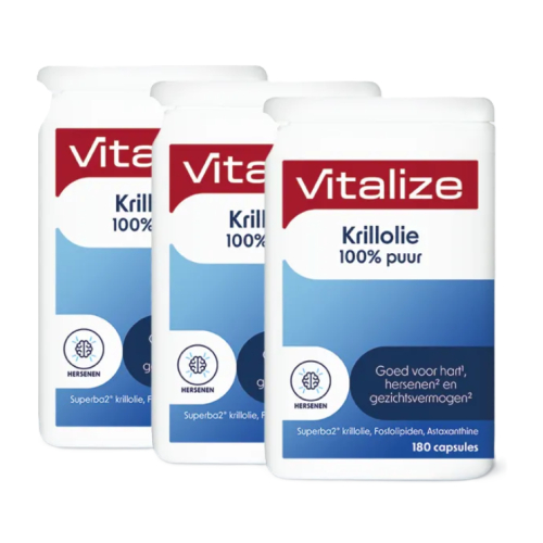 540 capsules Vitalize Krillolie Triple Pack