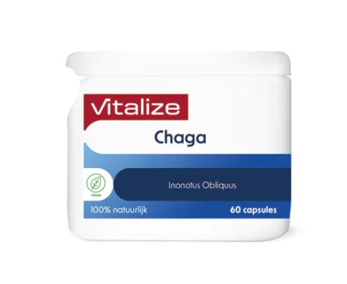 Vitalize Chaga 100% Natuurlijk 60 Kapseln
