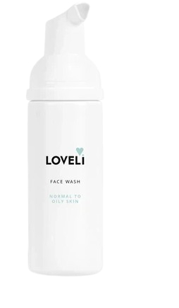 50 ml Loveli Face Wash Normal to Oily Skin Travel Size