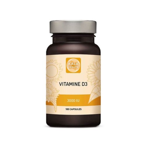 Kala Health Vitamine D3 3000 IU 180 Kapseln