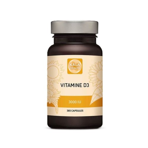 Kala Health Vitamine D3 3000 IU 365 Kapseln