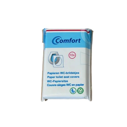 10 Stücke Comfort WC-Brildekjes Papier