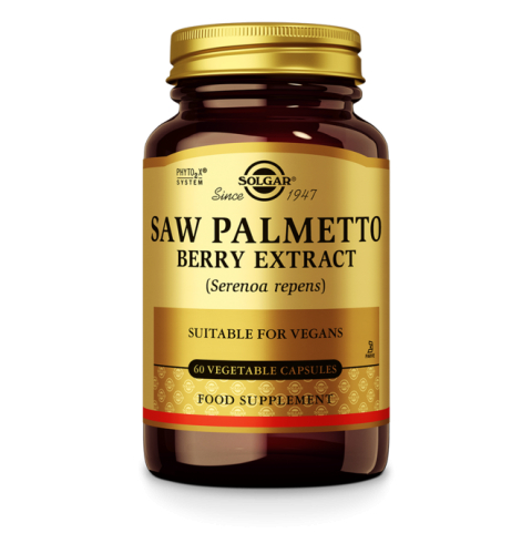 60 capsules Solgar Saw Palmetto Berry Extract