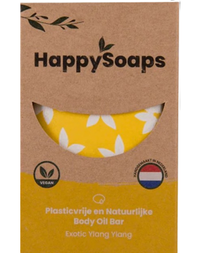 70 gram HappySoaps Exotic Ylang Ylang Body Oil Bar