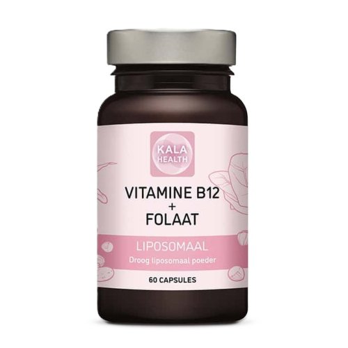 Kala Health Liposomaal Vitamine B12 + Folaat 60 capsules