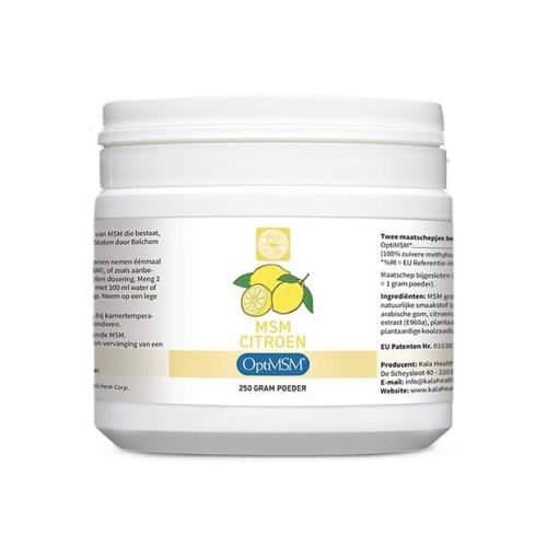 250 Gramm Kala Health OptiMSM Poeder Citroen