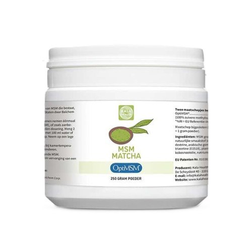 250 Gramm Kala Health OptiMSM Poeder Matcha