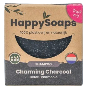 70 Gramm HappySoaps Charming Charcoal Shampoo Bar