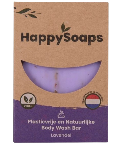 100 gram HappySoaps Lavendel Body Wash Bar