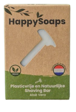 80 gram HappySoaps Aloë You Vera Much Shaving Bar