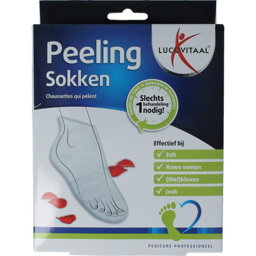 1 paar Lucovitaal Peeling Sokken