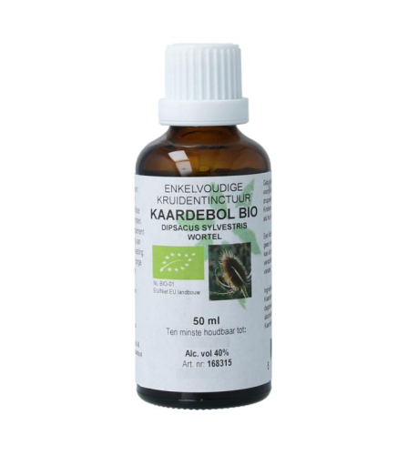 50 ml De Cruydhof Dipsacus Sylvestris Rad / Kaardebol Biologisch