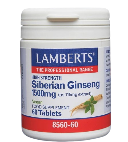 60 tabletten Lamberts Siberische Ginseng 1500mg