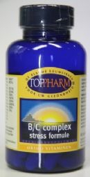 60 tabletten Toppharm Vitamine B[fwslashteken]C Stress Complex