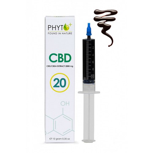 Phytoplus CBD - CBDA Extract 20% 2 x 10 gram