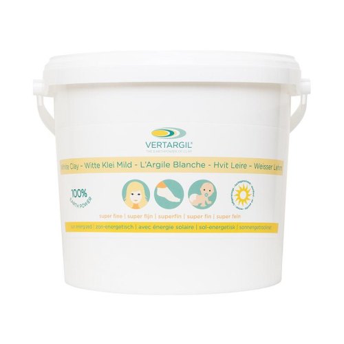 2500 Gramm Vertargil Witte Klei Mild Superfijn