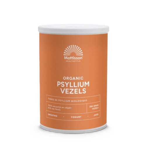 250 gram Mattisson Psyllium Vezels Biologisch