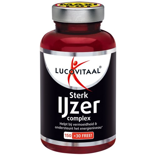 180 Tabletten Lucovitaal Sterk IJzer Complex