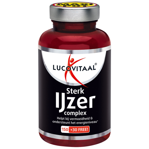 180 tabletten Lucovitaal Sterk IJzer Complex