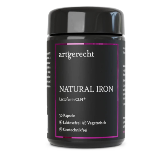 30 capsules Artgerecht Natural IRON + Lactoferrin CLN