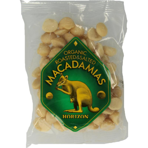 100 gram Horizon Macadamia Noten Gezouten Biologisch