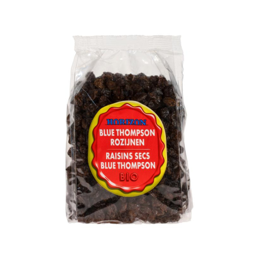 500 gram Horizon Rozijnen Blue Thompson Biologisch