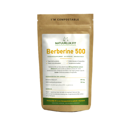 60 capsules Natuurlijk.Fit Berberine 500 mg