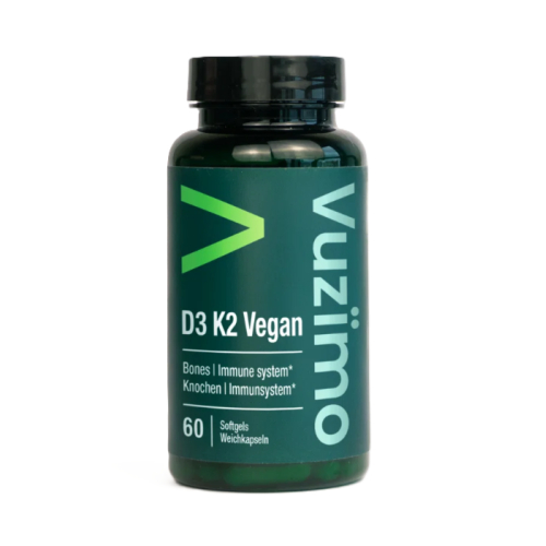 60 softgels Vitalized/Vuzïmo D3 K2 Vegan