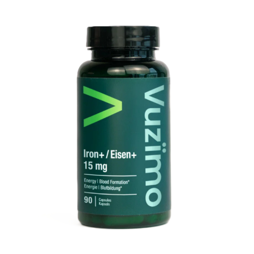Vitalized-Vuzïmo Iron+-Eisen+ 15 mg 90 Kapseln