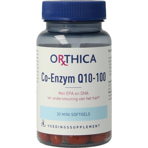 30 softgels Orthica Co-Enzym Q10-100
