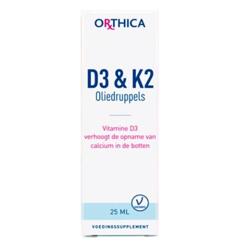 25 ml Orthica D3 & K2 Oliedruppels