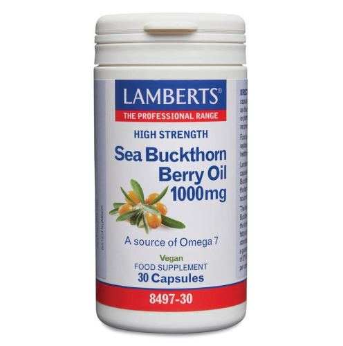 30 capsules Lamberts Sea Buckthorn Berry Oil Duindoornolie 1000 mg