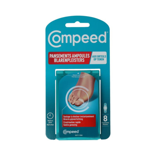 8 stuks Compeed Blarenpleisters op Tenen