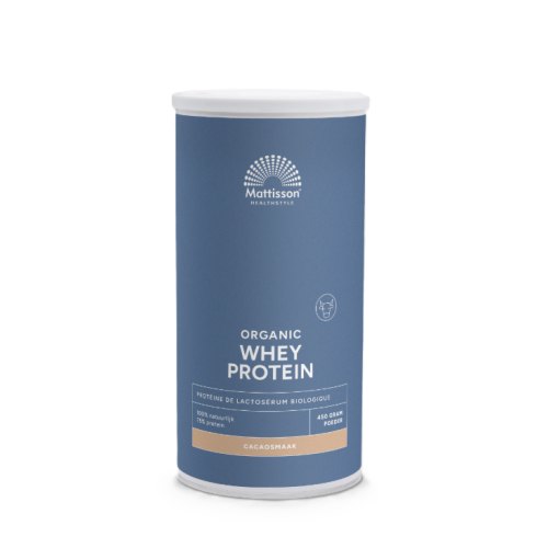 Mattisson Whey Protein Cacaosmaak Biologisch 450 gram