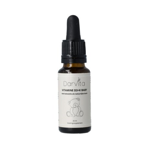 20 ml Darvita Vitamine D3 + K Kokosolie Baby