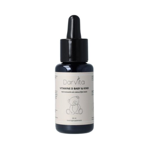 30 ml Darvita Vitamine D Kokosolie Baby & Kind 