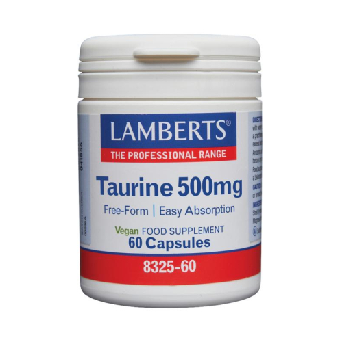 Lamberts Taurine 500 mg 60 capsules