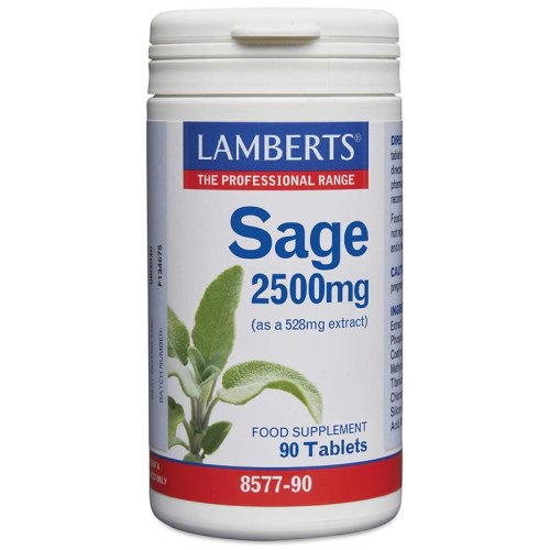 90 tabletten Lamberts Sage (Salie) 2500 mg