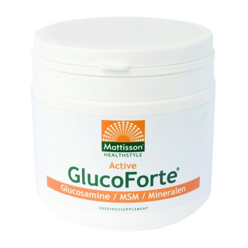 Mattisson Active GlucoForte Glucosamine MSM Mineralen 400 gram