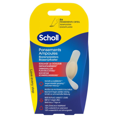 6 stuks Scholl Blarenpleisters Tenen