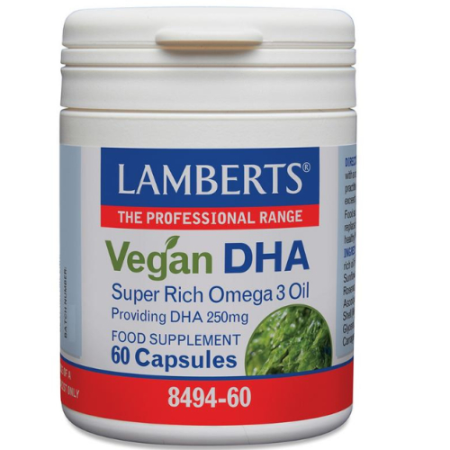 60 capsules Lamberts Vegan DHA 250 mg